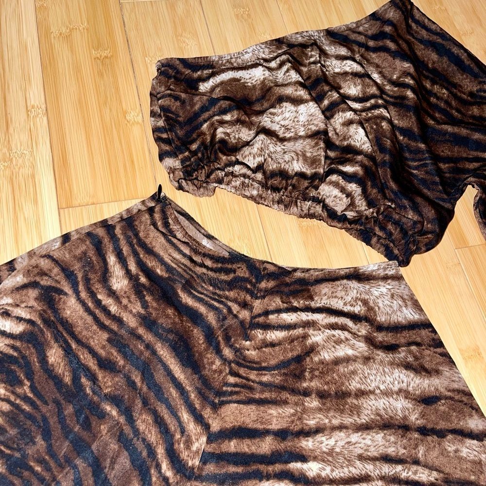 PrettyLittleThing Animal Print Set - Picture 5 of 5